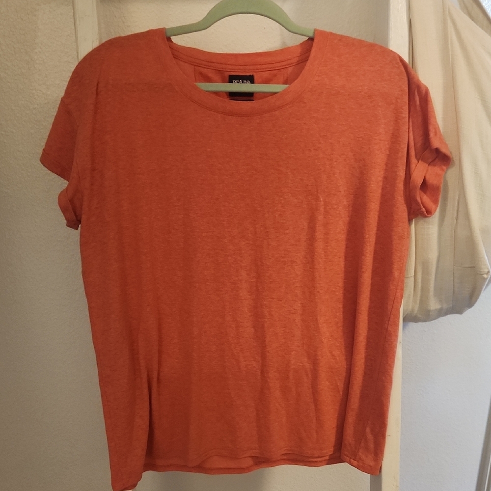 Prana Cozy-Up Tee With Rolled Cuffs
